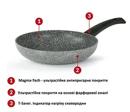 Сковорода Flonal Pietra Viva 28 см (PV8PS2870) - мініатюра 4