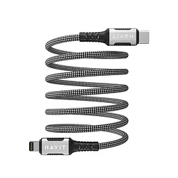 Кабель Havit CB6298 PD30W USB-C - Lightning 1 м чорний (HV-CB6298) - мініатюра 3
