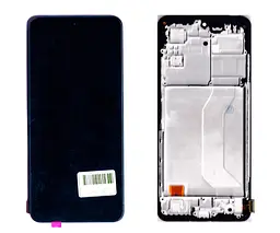 Дисплей Xiaomi Poco X5 5G/Redmi Note 12 5G/Note 12 China OLED чорний + рамка