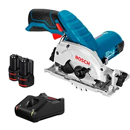 Акумуляторна дискова пила Bosch GKS 12V-26 Professional з 2 акб GBA 12V 2.0Ah та з/п GAL 12V-40