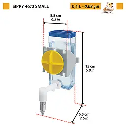 Поїлка для гризунів Ferplast Sippy 4672 S 8,5x6,5x15 см 100 мл 84672070