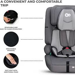 Автокрісло Kinderkraft Safety Fix 2 i-Size Grey KCSAFI02GRY0000 (00-00305219) - мініатюра 10