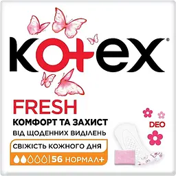 Щоденні прокладки Kotex Deo Normal Plus 56 шт.