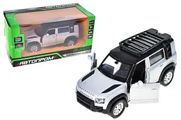 Іграшкова машинка позашляховик металева Land Rover Defender 110 Автопром 10010, кор. 16,5x7x8 см - мініатюра 2