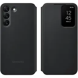 Оригінальний чохол-книжка Samsung для Galaxy S22 5G S-View Clear View Cover Smart (6.1") Чорний - мініатюра 9
