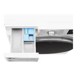 Пральна машина LG з фронтальним завантаженням F4J6TS1W, 8кг, 1400, A+++-30%, Пар, глибина 56см, Дисплей, Інвертор, Білий (F4J6TS1W) - мініатюра 7