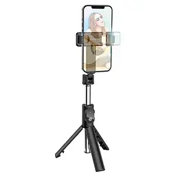 Штатив тринога для селфі та блогерів Borofone BY8 Magic Mirror Fill Light Live broadcast holder - мініатюра 3