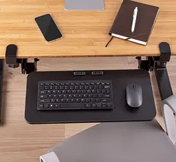 Геймерський стіл OfficePro KT135B Black (KT135B) - мініатюра 10