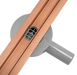 Душовий канал Rea Neo Slim Pro 60 см brushed copper REA-G0650 - мініатюра 2