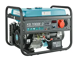 Генератор бензиновий Konner&Sohnen 5/5.5 кВт KS 7000E-3 - мініатюра 2