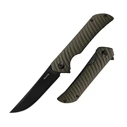 Ніж складаний Ruike (P122-MB) коричневий - чорне лезо - мініатюра 7