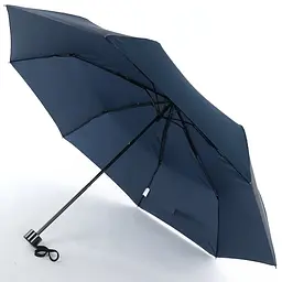 Жіноча складана парасолька механічна Art Rain 99 см синя - мініатюра 3