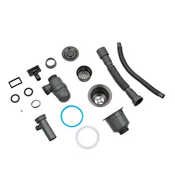 Кухонна мийка Kroner KRP Schwarze - 6350LHM PVD (3.0/1.0 мм) CV031322, Чорний - мініатюра 9