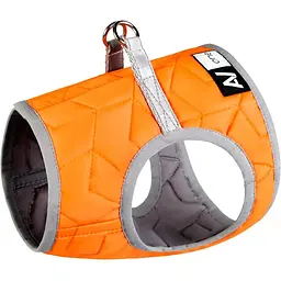Шлея для собак м'яка AiryVest One, ХS4, 36-39х26-28 см, помаранчевий (29404)