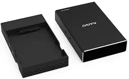 Зовнішня кишеня Maiwo внеш. для 2*HDD 2.5" SATA/SSD до 9,5мм через USB3.1 GEN2 Type-C, RAID 0,1, JBOD, алюм (K25272C) - мініатюра 5
