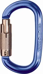 Карабін Singing Rock Ozone Triple Lock oval gate Синій