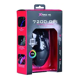 Мишка Xtrike ME GM-215 RGB-LED USB Black (GM-215) - мініатюра 3