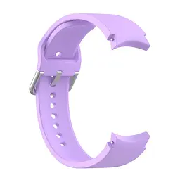 Силіконовий ремінець на смарт годинник Samsung Galaxy Watch 4 Classic 46mm/4 40mm/4 44mm/4 Classic 42mm/5 Pro 45mm/5 44mm/5 40mm/6 Classic 47mm/6 Classic 43mm/6 40mm/6 44mm/FE/7 40mm/7 44mm, Silicone, lilac, зі зручною застібкою, на фітнес браслет