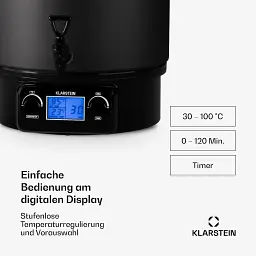 Стерилізатор Klarstein Biggie Digital (10045400) - мініатюра 4