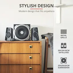 Комплект акустики 2.1 Trust Tytan Speaker Set Black - мініатюра 5