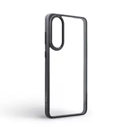 Чехол для Samsung Galaxy S25 Edge 5G, UNIT2, черный, ударопрочный, прозрачный противоударный чехол-накладка из TPU и поликарбоната (PC), с защитными бортиками, защита всего корпуса от ударов и царапин, ArmorStandart (ARM88089)