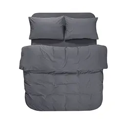 Постільна білизна Lotus Home Washed cotton - Kansas антрацит євро