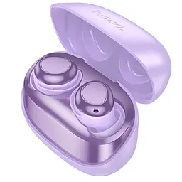 Бездротові навушники Hoco EW200 Elegant true wireless sleep BT headset IPX4, BT5.4, 30mAh, 400mAh, 4h, purple - мініатюра 2