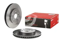 Диск гальмівний передній вентильований Toyota Harrier, Highlander 00-13р Brembo (09.A109.11)