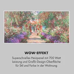 Інфрачервоний обігрівач Klarstein Wonderwall Air Art Smart Gartenweg (10035134) - мініатюра 8