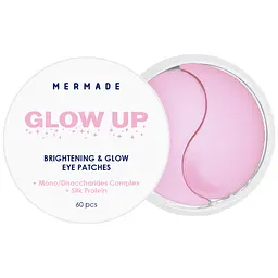 Патчі під очі Mermade Brightening & Glow Mono/Disaccharides complex silk protein освітлюючі гідрогелеві 60 шт. - мініатюра 2