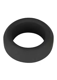 Ерекційне кільце Black Velvets Cock Ring 2.6 см чорний - мініатюра 5