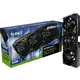 Відеокарта Palit GeForce RTX 5070 Ti GamingPro-S (NE7507T019T2-GB2031U) UA [138807]