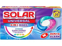 Капсули для прання SOLAR 20шт універсальні Universal