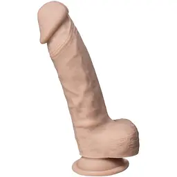 Фалоімітатор Silexd Real Skin Model 1 Size 7" 17.8 см тілесний