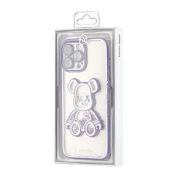 Чохол Shining Bear Case Protected Camera iPhone 13 Pro Max Purple - мініатюра 2