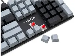 Клавіатура Vinga KBGM-090 Red Switch USB Grey/Black (KBGM-090R) - мініатюра 5