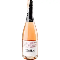Ігристе вино Castell De La Comanda Cava Brut Rose рожеве рухе 11.5% 0.75 л (784)