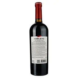 Вино Koblevo Bordeaux Стефанія, червоне, напівсолодке, 9-13%, 0,75 л - мініатюра 2