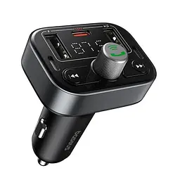 АЗП з FM-модулятором Baseus S-09 Pro Series Car FM Transmitter Cluster Black - мініатюра 5