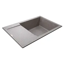 Гранітна мийка Globus Lux Malabi мокко 780x500мм 000023491, Сірий - мініатюра 3