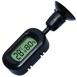 Цифровий міні гігрометр-термометр Repti-Zoo LCD MINI SH128 з присоскою - мініатюра 2