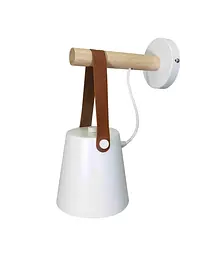 Бра метал + дерево білого кольору Levistella 752V27040-1 WH