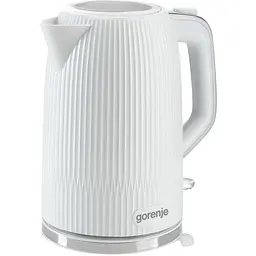 Електрочайник Gorenje 1.7 л Strix-контроль білий матовий kuh0015408