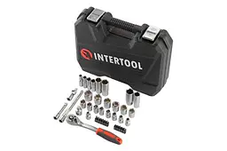 Набір інструментів Intertool RED 39 од., 3/8" (ET-9039) - мініатюра 3