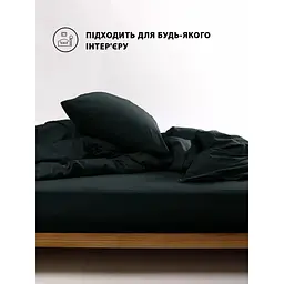Підковдра Good-Dream сатин на блискавці 220 x 240 см Black (GDSBLACKDC220240) - мініатюра 4