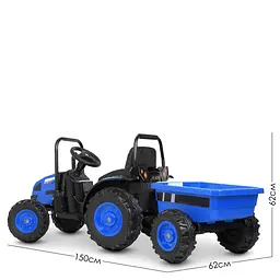 Дитячий електромобіль-трактор Bambi Racer M 4419EBLR-4 до 25 кг - мініатюра 5