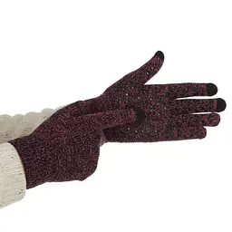Рукавички для сенсорних екранів ArmorStandart Melange Purple/Black size XL (ARM59872) - мініатюра 5
