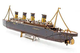 Конструктор Puz-00938 / Арт-26912 "Титанік"дерев'яний, 269 дет.,р.45x5x12.5 см PuzzleOK - мініатюра 6
