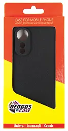 Чохол до мобільного телефона Dengos Kit for OPPO A78 4g case + glass (Black) (DG-KM-03) - мініатюра 3