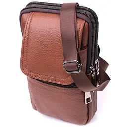 Чоловіча шкіряна сумка Vintage 10х17,5х3,5 см sum0024956